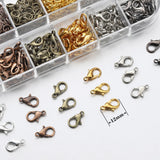 Lobster Clasp Jump Rings Necklace Chain Jewelry Findings Components Set