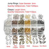 Lobster Clasp Jump Rings Necklace Chain Jewelry Findings Components Set