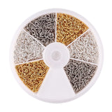 Box Mini Tiny Iron Screw Eye Pin Peg Bails for Jewelry Making 8mm 10mm