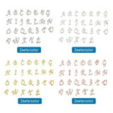 24Pcs Alphabet Letter A-Z Charms Pendants for Jewelry Making