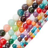 Mixed Round Stone Acrylic Beads for DIY Jewelry Making