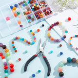 Mixed Round Stone Acrylic Beads for DIY Jewelry Making