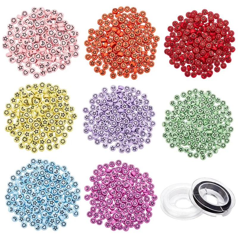 Acrylic Beads Set for Kids Jewelry Making