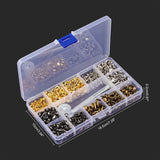 Mixed Double Cap Iron Rivets Tool Set for DIY Leathercraft