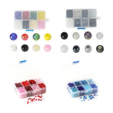 Mixed Glass Seed Beads Kit DIY Jewelry Making 5mm- 4mm 1900PCs
