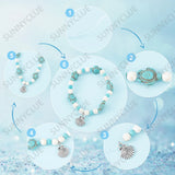 Ocean Theme Stone Starfish Turtle Beads Shell Charms Jewelry Making DIY