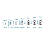 Brass Tassel Leather Cord End Caps Crimp Clasps Beads 180pcs