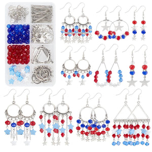 Tibetan Style Chandelier Earring Kit for DIY Crafts