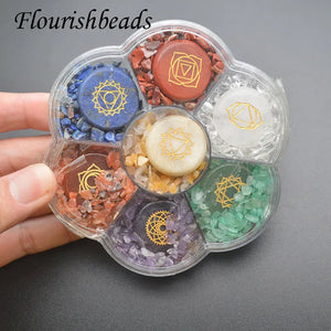 Natural Stone Quartz Chips Gravel for Jewelry Making Seven-Color Crystal