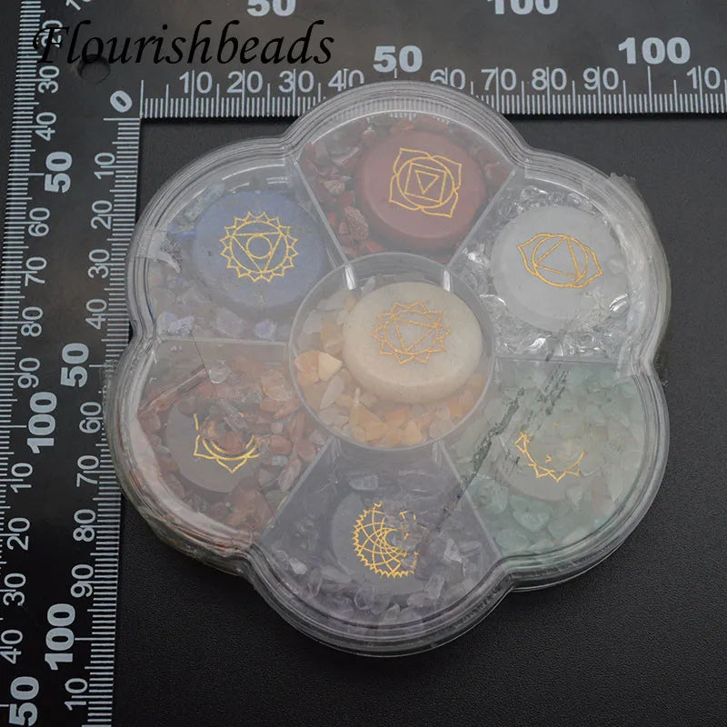 Natural Stone Quartz Chips Gravel for Jewelry Making Seven-Color Crystal
