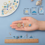 DIY Starfish Mermaid Pendant Charm Kit for Earrings