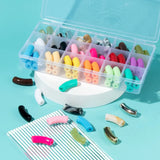 Opaque Acrylic Curved Tube Beads for Jewelry Making