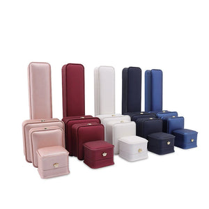 1 Box PU Jewelry Box Pendant Ring Necklace Chain Bracelet Box