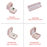 1 Box PU Jewelry Box Pendant Ring Necklace Chain Bracelet Box