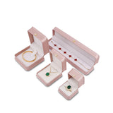 1 Box PU Jewelry Box Pendant Ring Necklace Chain Bracelet Box