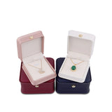 1 Box PU Jewelry Box Pendant Ring Necklace Chain Bracelet Box