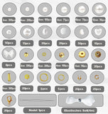Pearl Square Beading Set CCB Spacer Beads Jewelry DIY Earrings Bracelet