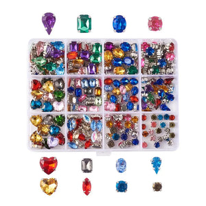 Mixed Sew on Rhinestones 240pcs Garment Accessories
