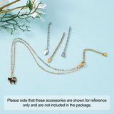 Stainless Steel Necklace Extenders Lobster Clasp Mixed for Jewelry Making