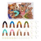 Resin Walnut Wood Pendant Earring Kit