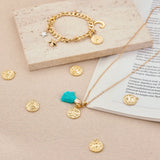 Textured Constellations Brass Pendants DIY Jewelry Making