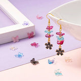 Glass Pendants Butterfly Fishtail Shape Charms for DIY Earring Jewelry Making