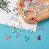 Glass Pendants Glitter Powder Charms for Jewelry Making