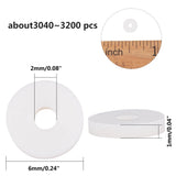 Disc Polymer Clay Beads 6mm Jewelry Making DIY Necklace Bracelets