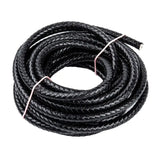 Dyed Round Braided Leather Cord Rope for Jewelry Making DIY