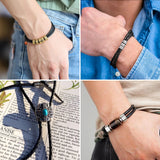 Dyed Round Braided Leather Cord Rope for Jewelry Making DIY