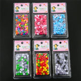 8mm Pink Resin Braid Beads Charms Hair Accessories