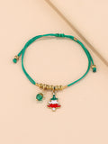 Christmas Tree Pendant Bracelet with Holiday Elements