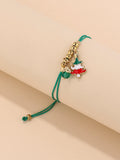 Christmas Tree Pendant Bracelet with Holiday Elements
