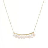 Light Natural Pearl 925 Silver Lady Single Article Necklace