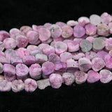 6Color Dyeing Electroplating Druzy Stone Beads for Pendant Heart Shape