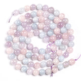 1 Strand Purple Morganite Gemstone Loose Beads for DIY Jewelry Making
