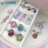 925 Silver Heart Charms for Jewelry Making