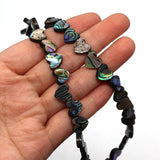 Heart-shaped Abalone Shell Beads 10mm Jewelry