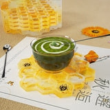 Honey Comb Placemat Silicone Mold with Rack