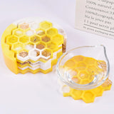 Honey Comb Placemat Silicone Mold with Rack