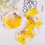 Honey Comb Placemat Silicone Mold with Rack
