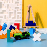Pyramid Building Block Silicone Mold for Family Puzzle Games
