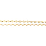 Copper Chain Findings Heart & Round DIY Necklace Bracelet Anklet Making 11x6mm