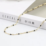 5mm Copper Enamel Link Cable Chain Pink for DIY Jewelry Making
