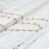 Copper Link Chain Findings Stone Beads Chains 7x3mm DIY