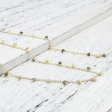 Copper Link Chain Findings Stone Beads Chains 7x3mm DIY