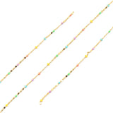 Stainless Steel Chain 7x2mm Enamel for DIY Jewelry Making
