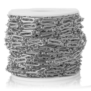 4mm Stainless Steel Cable Chain for DIY Jewelry Making