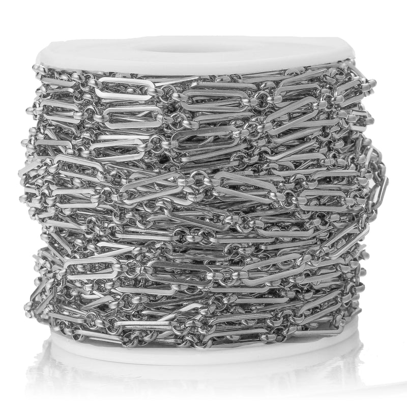 4mm Stainless Steel Cable Chain for DIY Jewelry Making