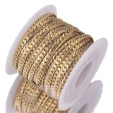 1m Stainless Steel Plated Chains 4mm Textured Snake Chain Bulk